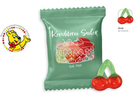 HARIBO Happy Cherry Werbetüte, 1 Stück, Inhalt: HARIBO Happy Cherry
