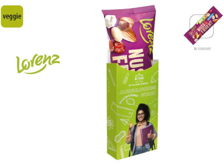 LORENZ Snack Box im Schuber, 40 g, Inhalt: Nuss & Frucht mit Joghurt Pops