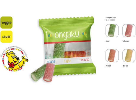 HARIBO Rainbow Fizz Werbetüte, 2 Stück, Inhalt: HARIBO Rainbow Fizz
