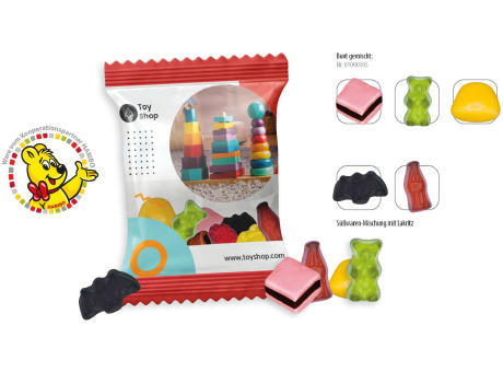 HARIBO Mini Color-Rado Werbetüte, 10 g, Inhalt: HARIBO Mini-Color-Rado