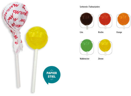 Kugellolly, 1 Stück, Inhalt: Kugellolly Orange