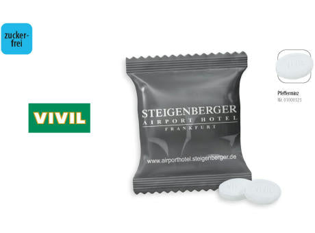 VIVIL Extra Strong zuckerfrei 2 Stück Werbetüte, 2 Stück, Inhalt: VIVIL Extra Strong, zuckerfrei