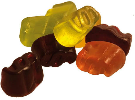 Fruchtgummi Paragraph Werbetüte, 10 g, Inhalt: Fruchtgummi Paragraph