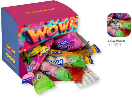 MAOAM MaoMixx Süßigkeitenbox, 500 g, Inhalt: MAOAM MaoMixx