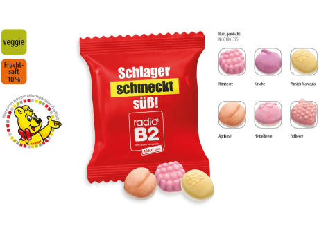 HARIBO Fruitmania Joghurt Werbetüte, 11 g, Inhalt: HARIBO Fruitmania Joghurt