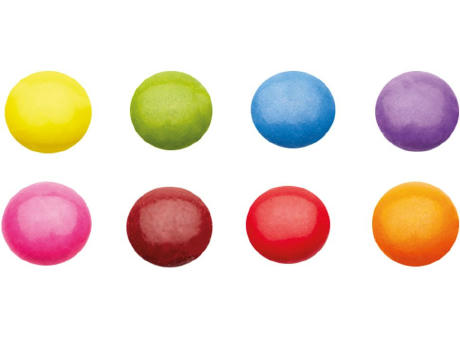 Mini-Schokolinsen Werbetüte, 10 g, Inhalt: Schokolinsen Mini