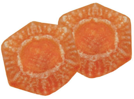 Hustenbonbon Duopack Werbetüte, 2 Stück, Inhalt: Hustenbonbon Sanddorn