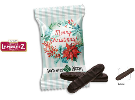 Lambertz Lebkuchen-Stäbchen Werbetüte, 2 Stück, Inhalt: Lambertz Lebkuchen-Stäbchen Zartbitter
