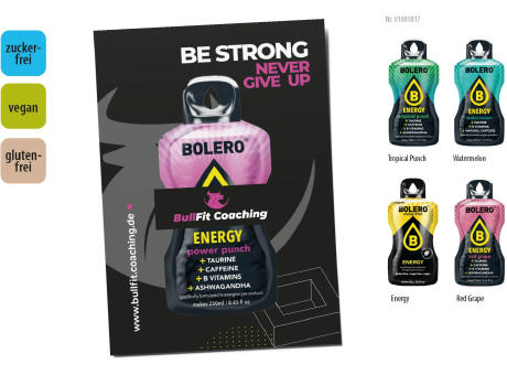 BOLERO Energy Werbekarte, 7 g, Inhalt: BOLERO Energy
