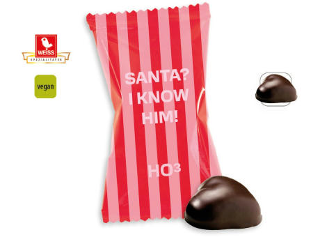 Lebkuchenherz vegan Werbetüte, 1 Stück, Inhalt: Lebkuchen Herz vegan