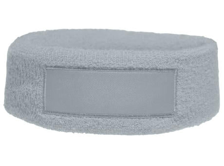 Frottier Stirnband mit Label