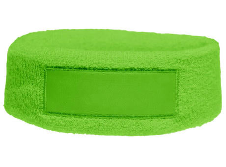 Frottier Stirnband mit Label