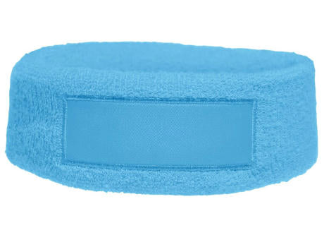 Frottier Stirnband mit Label