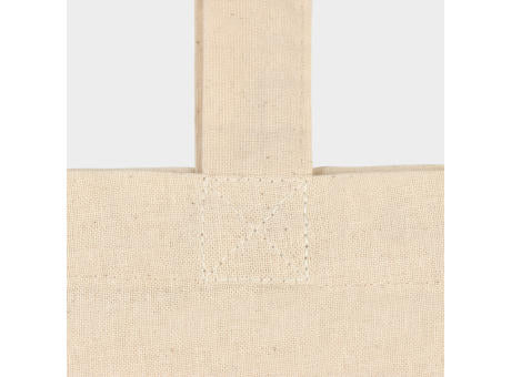 CADAQUES – Baumwolltasche mit Bodenfalte und langen Henkeln