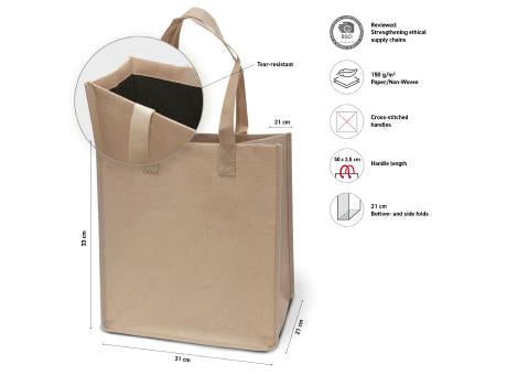 HELSINKI – Tragetasche aus reißfestem Papier/NW