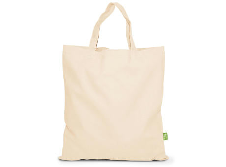 DARWIN – BIO-Baumwolltasche mit kurzen Henkeln