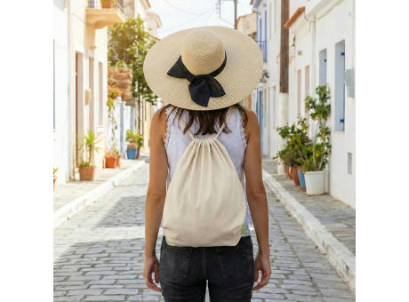 MONTREAL – BIO-Baumwollrucksack mit Kordelzug