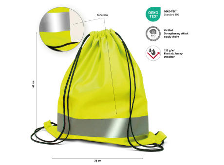 ARNHEM – Rucksack mit Reflektionsstreifen