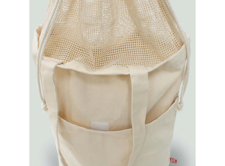 BRISBANE – Schwere Baumwolltasche mit Netz
