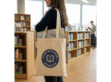 BREMEN – Baumwolltasche mit langen Henkeln (Made in Germany)