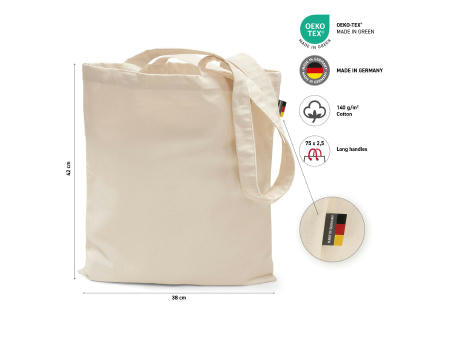 BREMEN – Baumwolltasche mit langen Henkeln (Made in Germany)