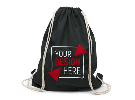 BOSTON – Baumwollrucksack mit Kordelzug