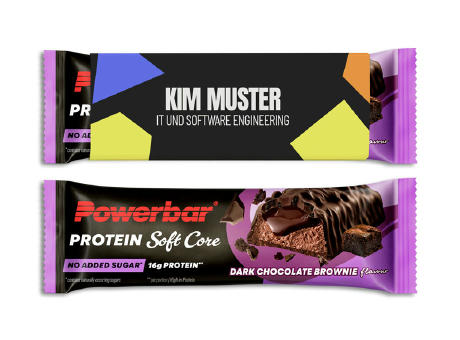Powerbar im Werbeschuber - Protein SOFT CORE