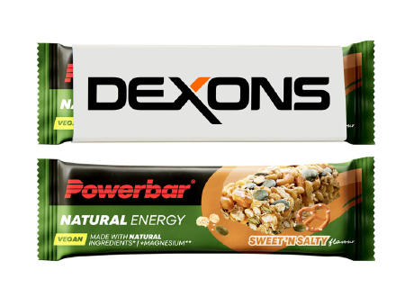 Powerbar im Werbeschuber- Natural Energy VEGAN