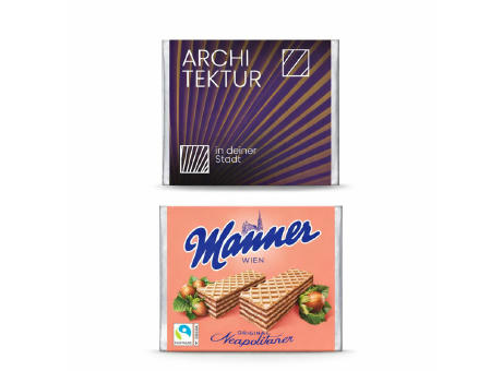 Manner im Werbeschuber