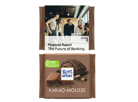 Ritter Sport 100g im Werbeschuber