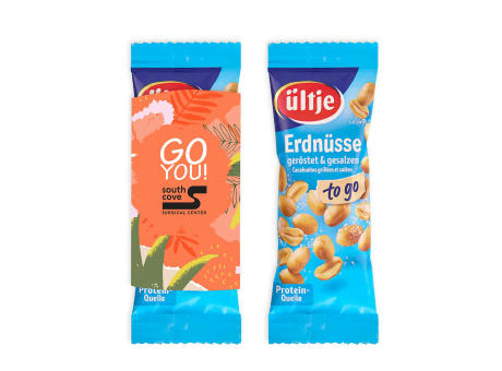 Nüsse mit Banderole