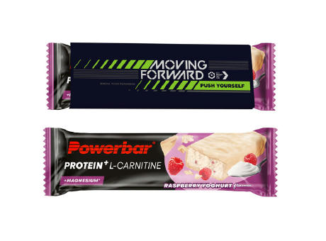 Powerbar im Werbeschuber - Protein+ (Veggie)
