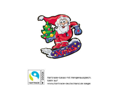 Snowboard-Santa