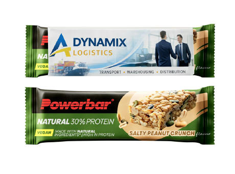 Powerbar im Werbeschuber- Natural Protein VEGAN