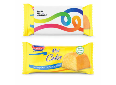 Mini-Cake im Werbeschuber