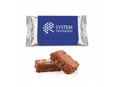 Milka-Brownie im Werbeschuber