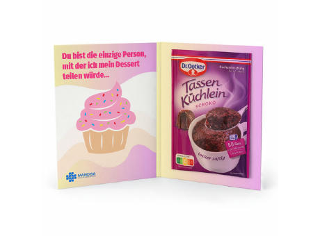 Umschlag mit Tassenküchlein