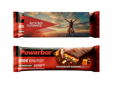 Powerbar im Werbeschuber - Ride Energy