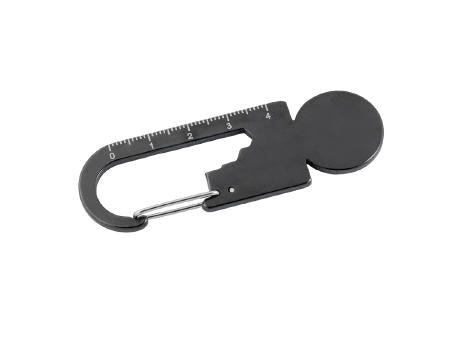 Multitool-Karabiner mit Einkausfwagenlöser