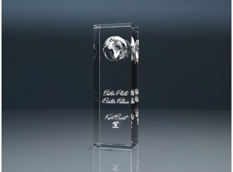 Crystal-Trophy Globe (L)