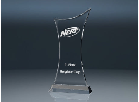 Crystal-Trophy Thin Cross (S)