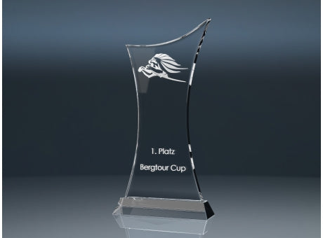 Crystal-Trophy Thin Cross (S)
