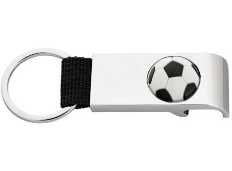 Schlüsselanhänger Flaschenöffner Fußball