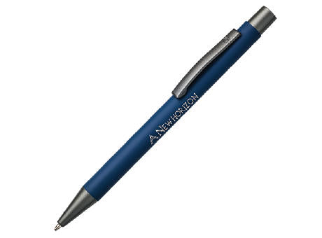 BARBADOS soft touch Kugelschreiber mit Spiegel Gravur
