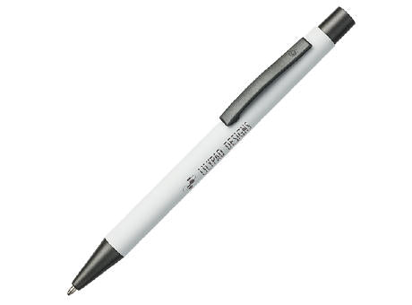 BARBADOS soft touch Kugelschreiber mit Spiegel Gravur