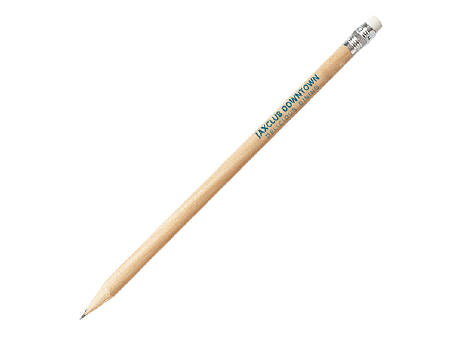 SABA Bleistift mit Radierer und geschliffener Spitze Peekay