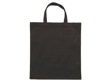 Baumwolltasche farbig mit kurzen Henkeln 136 gr/m2