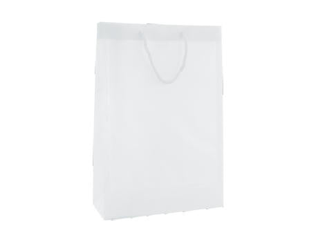 Tragetasche transparent mit 2 Fenstern A5
