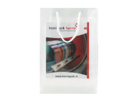Tragetasche transparent mit 2 Fenstern A5 UNBEDRUCKT