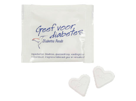 Mini Beutel mit 2 Erdbeerbonbons